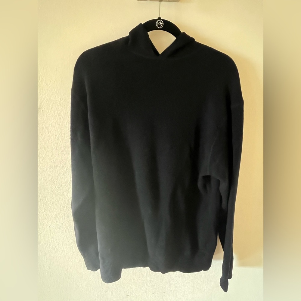 Alexander Wang Black Wool Hoodie - Size XS